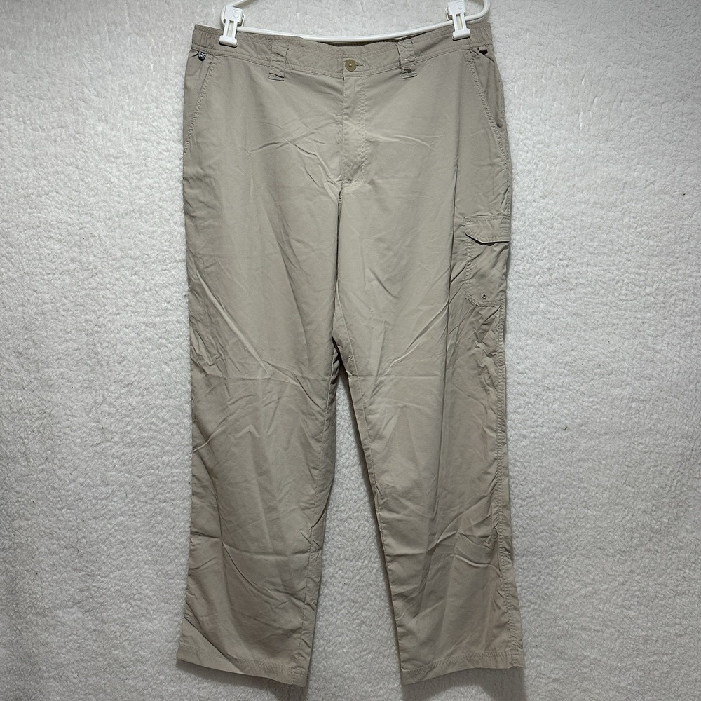 Columbia PFG Men's Beige Lightweight Fishing Hiking Outdoor Cargo‎ Pants Size 40